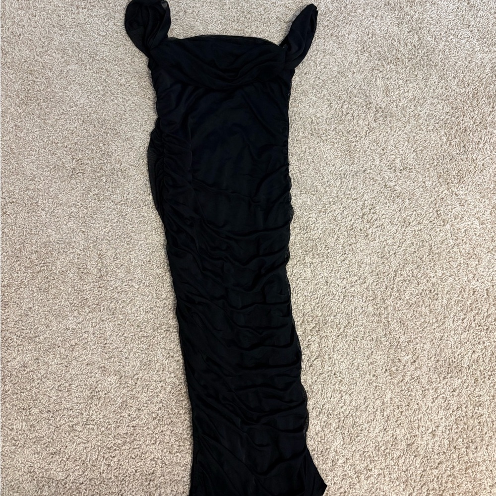 Black off shoulder maternity Dress formal cocktail